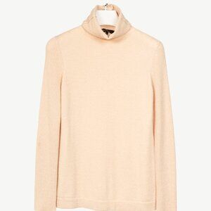 Loro Piana Cream Cashmere Turtleneck Sweater